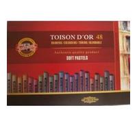 Koh-i-noor toison dor 8516 crayons pastels doux pour lartiste dans un coffret en carton (lot de 48) G