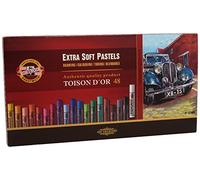 Koh-I-Noor TOISON D\'OR 8556 Crayons Pastels Extra Doux pour l\'Artiste Pack of 48