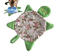 Kohita Tortue De Sol Mop Tortue Pied Réutilisable et Lavable sans Les Mains | Chiffon nettoyant grattoir du ménage Pour la maison et le bureau douche salon buanderie entrée Vert