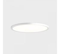 KOHL LIGHTING KOHL-Lighting DISC SLIM luminaire encastré avec cadre diamètre 225 mm blanc 24 W CRI 80 4000K PHASE CUT