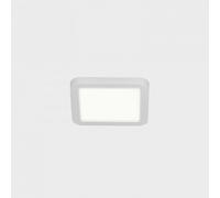 KOHL LIGHTING KOHL-Lighting DISC SLIM SQ appareil à encastrer avec cadre 90x90 mm blanc 6 W CRI 80 3000K DALI