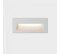 KOHL LIGHTING MAILBOX Applique murale encastrable 137 x 82 mm, gris, 4 W, CRI 80, 3000 K, non gradable
