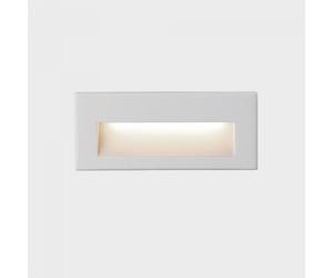 KOHL LIGHTING MAILBOX Applique murale encastrable 137 x 82 mm, gris, 4 W, CRI 80, 3000 K, non gradable