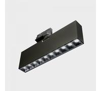 KOHL LIGHTING NSES Spot sur rail 270 x 34,5 mm noir 20 W 45° CRI 90 4000 K non gradable