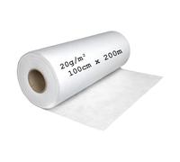 Koi Couverture filtrante pour bassin et systèmes de filtration | Épaisseur : 20 g/m² | 100 cm x 200 m | Rouleau de non-tissé perméable à l'eau de qualité professionnelle | Fabriqué en Allemagne