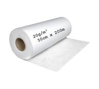 Koi Couverture filtrante pour bassin et systèmes de filtration | Épaisseur : 20 g/m² | 50 cm x 200 m | Rouleau non tissé perméable à l'eau de qualité professionnelle | Fabriqué en Allemagne