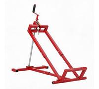 Koioplie Cric élévateur télescopique 400 kg pour Tondeuse autoportée | Acier carbone haute résistance - 400 kg (880 lb) - manivelle + adaptateur perceuse - goupille sécurité - base antidérapante