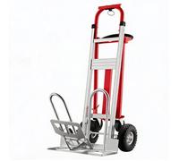 Koioplie Diable de Manutention 3en1 360kg - Chariot Escamotable avec 2 Roues - Entrepôt/Déménagement - Orange