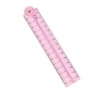 kokdid Règle pliante transparente - Règle droite - Règle de dessin mathématiques - Outil de mesure pour étudiant et enseignant - Longueur de 0 à 30 cm