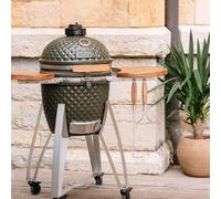Kokko Kamado nouvelle édition 18" Vert olive avec chariot