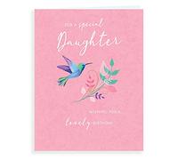 Koko Designs Carte d'anniversaire contemporaine de luxe Special Daughter 20,3 x 15,2 cm