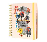 Kokonote AEKOSVBS2210 - Agenda Semainier 2023 Retro Fantasy, Agenda Annuel 2023, Agenda Professionnel 2023, Bullet Agenda, Agenda Étudiant, Agenda Familial