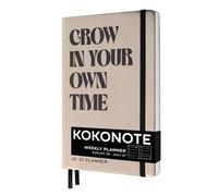 Kokonote Agenda 2026 2027 Semainier Bronze Gold, Weekly Planner
