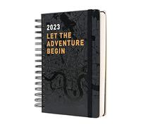 Kokonote - Agenda Annuel 2023 Let the Adventure Begin | Agenda Journalier A5 de Janvier à Décembre | Agenda 14,8 x 21 cm - Version Anglaise | Agenda Etudiant, Agenda Professionnel 2023