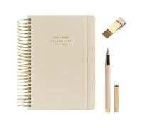 Kokonote Agenda Scolaire 2026 2027 Journalier Gris | Planner + Stylo + Porte-Stylo