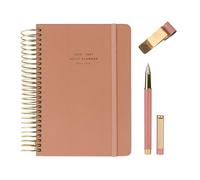Kokonote Agenda Scolaire 2026 2027 Journalier Rose | Planner + Stylo + Porte-Stylo