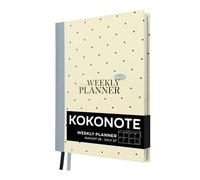 Kokonote - Agenda Semainier 2026 2027 Cloud Dots | Weekly Planner Format A5, Agenda 2026 2027 Étudiant ou Professionnel, Fourniture Scolaire Université