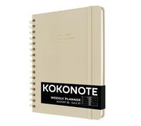 Kokonote - Agenda Semainier 2026 2027 Gris | Weekly Planner, Agenda 2026 2027 Étudiant, Fourniture Scolaire Université