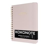 Kokonote - Agenda Semainier 2026 2027 Lilas | Weekly Planner, Agenda 2026 2027 Étudiant, Fourniture Scolaire Université