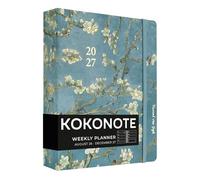 Kokonote - Agenda Semainier 2026 2027 Van Gogh | Weekly Planner avec Spirale, Agenda 2026 2027 Étudiant ou Professionnel, Fourniture Scolaire Université