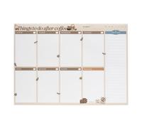 Kokonote | Planificateur Hebdomadaire A4 Gilmore Girls | Semainier | 54 Feuilles A4 21x29,7 cm, Format Paysage | Sous-Main de Bureau, Idée Cadeau Fan Gilmore Girls