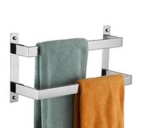 KOKOSIRI B5008CH-L16 Barre Porte-Serviettes en Acier Inoxydable Poli 40,6 cm