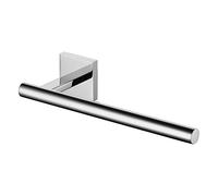 KOKOSIRI Barre porte-serviettes chromée pour salle de bain - Porte-papier de cuisine - Fixation murale - En acier inoxydable poli - B3008CH