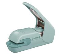 Kokuyo Agrafeuse Sans Agrafes, Harinacs de Bureau et Portable Sans Agrafes, Jusqu'à 5 Feuilles Reliure Sans Agrafes, Agrafeuse Compacte Portable Sans Trous, Vert Bleu, Importation du Japon