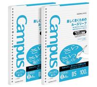 Kokuyo Campus Loose Leaf Paper - Sarasara - B5 - Dotted 6 mm Rule - 26 Holes - 100 Sheets