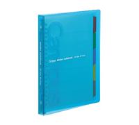 Kokuyo Campus RU-P133NB Classeur à 5 onglets Format A5 20 trous Jusqu'à 65 feuilles Bleu Importé du Japon