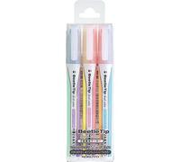 Kokuyo PM-L313-3S Lot de 3 surligneurs Double pointe Couleur