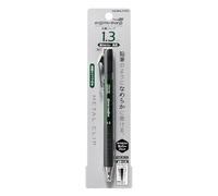 KOKUYO Porte-mine Enpitsu Sharp Type M avec poignée en caoutchouc, 1,3 mm (PS-P401G-1P) Vert