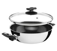 KOLIMAX Poêle CERAMMAX PRO COMFORT avec couvercle, 26 cm, 3,4 l, noir GRANIT