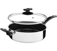 KOLIMAX Poêle CERAMMAX PRO STANDARD avec poignée et couvercle, 26 cm, 3,9 l, noir GRANIT