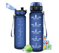KollyKolla Gourde Enfant, Petite Gourde 500ml, Étanche et Réutilisable, Bouteille d'eau avec Marqueur de Temps et Filtre, sans BPA, pour Enfant, Garçon, Fille, Maternelle, l'école, Sport, Camping