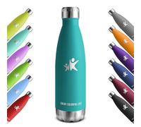 KollyKolla Gourde Inox Isotherme - 350/500/650/750ml, Bouteille d'eau Acier Inoxydable à Double Paroi Reutilisable Gourdes Sans BPA Etanche Bidon Anti Fuite pour Enfant & Adulte, Sport, Gym, école