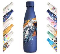 KollyKolla Gourde Isotherme Enfant, Gourde Inox 500ml, Impression 3D Gourde Isotherme, Sans BPA, Gourde Reutilisable, Bouteille Isotherme pour Enfant, Adultes, Sport, Bureau