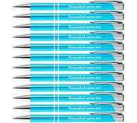 KOLOWKO Stylo bille personnalisé avec nom ou bénédiction, stylo bille personnalisé avec encre noire 0.5mm, adapté aux hommes femmes bureau école cadeau promotionnel, stylo mariage