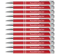 KOLOWKO Stylo bille personnalisé avec nom ou bénédiction, stylo bille personnalisé avec encre noire 0.5mm, adapté aux hommes femmes bureau école cadeau promotionnel, stylo mariage