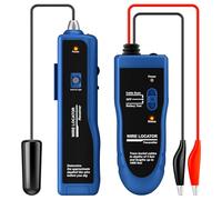 KOLSOL Localisateur de fils souterrains et testeur de câbles - Profondeur de 0,9 m, portée de 500 m, batterie rechargeable de 1100 mAh, avec écouteurs pour une détection rapide et courte de clôture