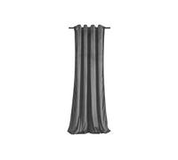KOMA Rideau à oeillets en velours occultant Gris anthracite 140x250 cm