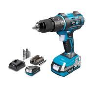 Koma Tools Kit Perceuse-visseuse à percussion 08750 20V Sans fil 2 batteries 2Ah 1 chargeur