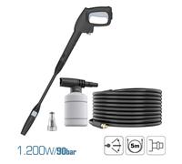 Koma Tools Pro Series HL-1200 Nettoyeur Haute Pression 1200W 90 Bar avec Accessoires Bleu