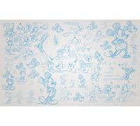 Komar 048-dvd4 Mickey croquis, Bleu, 400 x 250 cm
