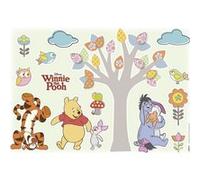 Komar Sticker Mural, 50 x 70 cm, Winnie Ourson Amoureux Nature 14014h