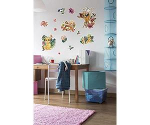 Komar 14730h Disney Deco Von Be in Nature-Größe Kinderzimmer, Wandtattoo, Dekoration, Sticker, Simba, König der Löwen Mural pour Chambre d'enfant Roi Lion, coloré, 100 x 70 cm (Breite x Höhe)