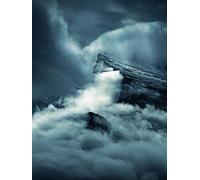 Komar Arrowhead Tableau Mural en Trois Tailles, Grau, Weiß, Schwarz, PSH101-30x40