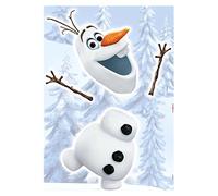 'Komar Deco de Sticker "Frozen Olaf, 1 pièce, blanc/bleu, 14045h