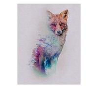 Komar Décoration murale - Animals Forest Fox - Poster pour salon, chambre à coucher - Impression d'art - Sans cadre - P084B-40 x 50 cm - Dimensions : 40 x 50 cm (largeur x hauteur)