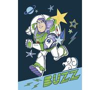 Komar Décoration murale Disney and Pixar Toy Story Buzz - Taille 50 x 70 cm - Poster pour chambre d'enfant - Roulé sans cadre - Multicolore
